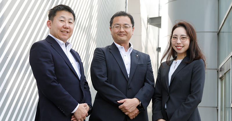 関彰商事 田村 慎太郎 氏、瀬谷 浩平 氏、野尻 綾乃 氏